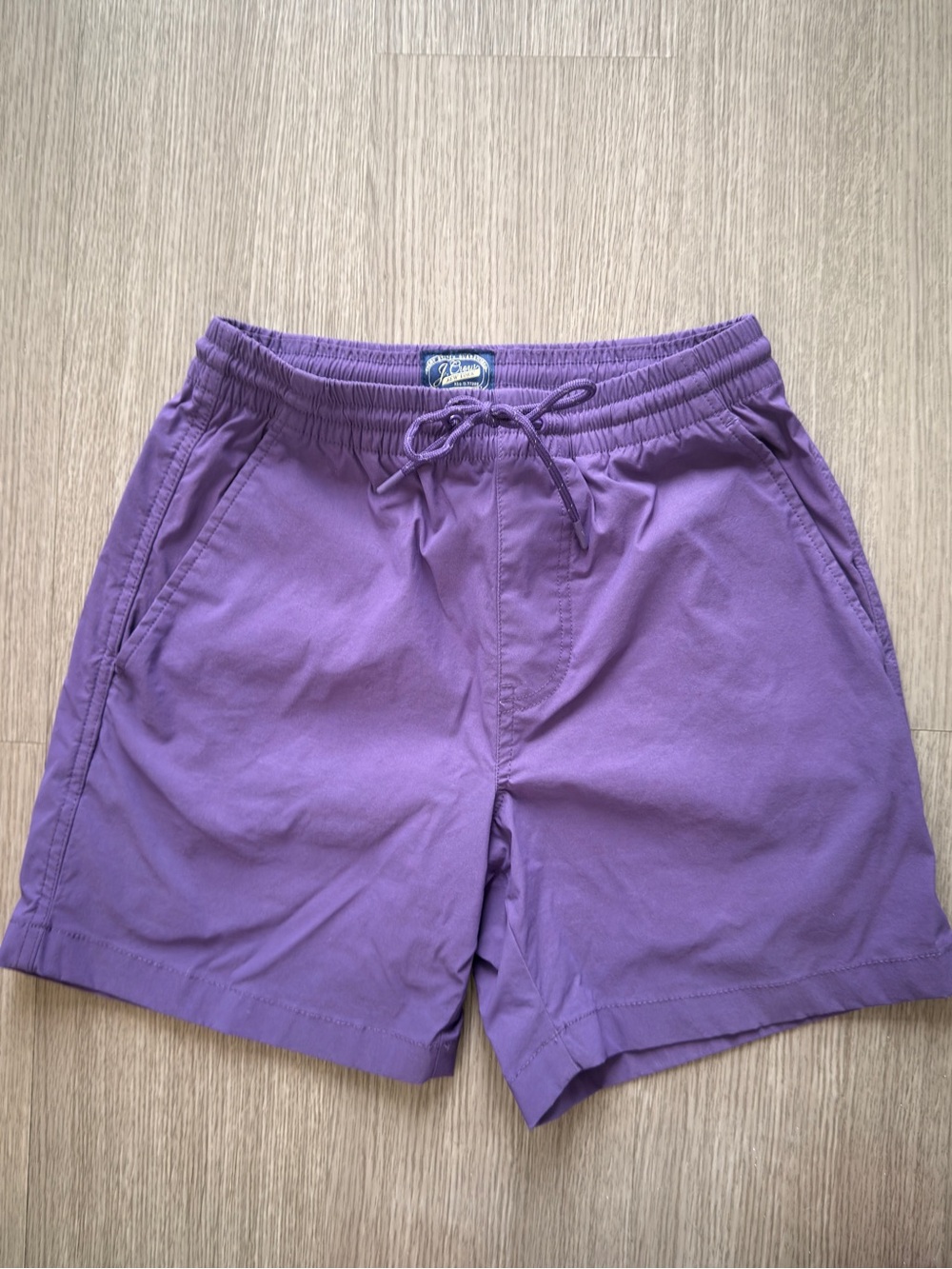 J. Crew Purple Tech Dock Shorts